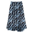 thumbnail image 4 of Jupe en Laine Ensemble Robe Complète Jupe à Carreaux Foncés Isolée pour Maison Mobile Femmes Jupes en Jean Genou L Été Décontracté Imprimé Grande Demi-Bleu TTTG, 4 of 4