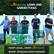 Landzie Hollow Tine Fork Lawn Aerator - 42 Inch Manual Stainless Steel Gardening Hand Tool - Grass Dethatcher Aerator Lawn Tool with Coring Tines for Compacted Soil - Lawn Plugger Aerator