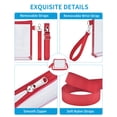 thumbnail image 4 of Bagenius Clear Purse Bolsa transparente aprobada por el estadio con correas extraíbles para el trabajo, eventos deportivos y conciertos, 4 of 5