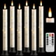 thumbnail image 1 of Velas de ventana sin llama de Lamp Da by, 6 x 24 cm, con mando a distancia, 1 of 7