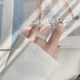 thumbnail image 6 of Whudwhu Moissanite Ring in Silver with Full Diamond Shine for Women, 6 of 6