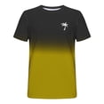 thumbnail image 3 of Styesk T-Shirts pour Homme Hommes Imprimé Col Rond Décontracté Mode Manches Courtes Chemisiers Col Rond Chemises, 3 of 4