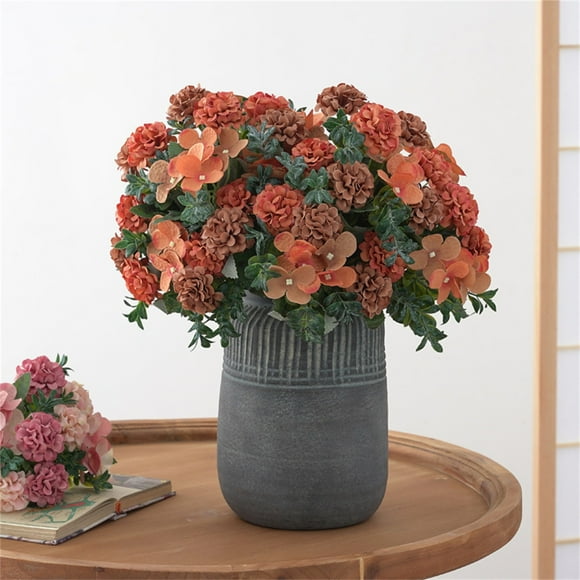 Flores artificiales, flores falsas, flores de imitación, juego de regalo para mujer, flores de imitación, decoración del hogar, boda, flores de mano, pared, flores artificiales, rosas pegadas