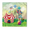 thumbnail image 1 of Circus Bandana, Clown Inflatable Ball, Unisex Head and Neck Tie, by Ambesonne, 1 of 2