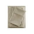 thumbnail image 3 of Beautyrest 600 Thread Count Khaki Cooling Cotton Blend 4 PC Sheet Set, Queen, 3 of 5