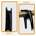 thumbnail image 4 of Guitar Tuning Clip Guitar Capo Universal Metal Capo Multifunctional Turning Capo with Guitar Picks, 4 of 8