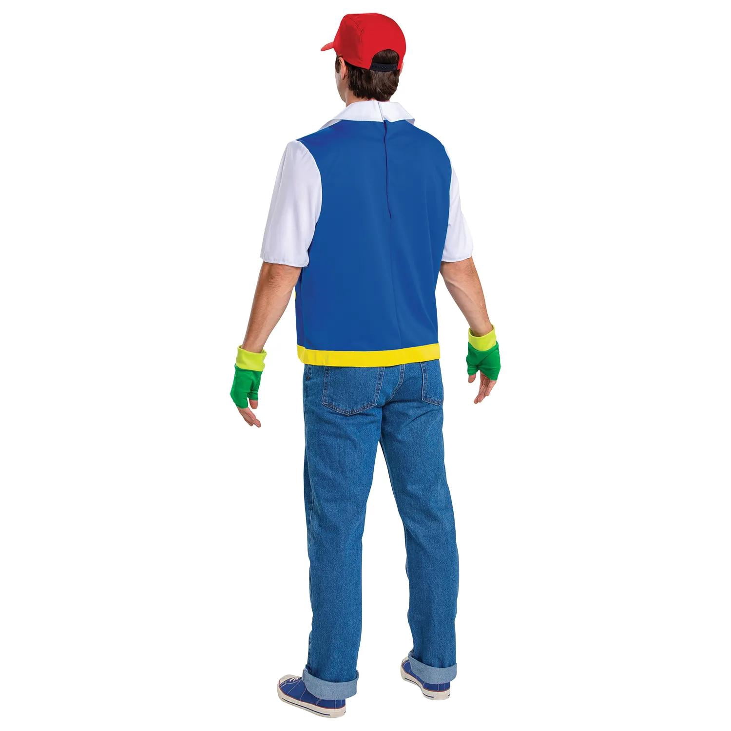 Disguise Adult Classic Ash Ketchum Costume - Size Small/Medium