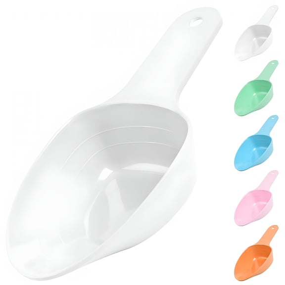 ACDANC Dog Food Scoop-Melamine Pet Food Measuring Cup Cat Food Scoop- 1 Cup 1/2 Cup 1/4 Cup Dog Cat Bird And Rabbit Food Feeding Scoop Dishwasher Safe - White