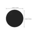 thumbnail image 2 of CATIEBYE 15Pcs Round Black EVA Pool Table Leg Pads for Game Room Use and Stability Enhancement with Thickened Design, 2 of 8