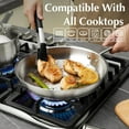 thumbnail image 2 of Koch Systeme CS 8 inch Stainless Steel Frying Pan, Small Skillets with Stay-Cool Handle, Induction Compatible, Dishwasher Safe, Oven Safe, 2 of 9