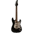 thumbnail image 2 of Sawtooth ES Series Electric Guitar, Black with Chrome Pickguard, 2 of 6