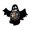 Without LED, variant on Cartoon Bat Shape Wall Art Wall Clock Halloween Dark Horror Home Decoration Gothic Vampire Bats Vintage Vinyl Record Wall Clock With LED