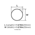 thumbnail image 4 of Amerock | Cabinet Knob | Polished Brass | 1-3/16 inch (30 mm) Diameter | Everyday Heritage | 1 Pack | Drawer Knob | Cabinet Hardware, 4 of 7