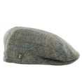 thumbnail image 2 of Mucros Weavers Adult Male Irish Wool Trinity Flat Cap- Green Plaid, Large, 2 of 5
