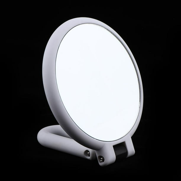 Round Handheld Double Side Makeup Mirror Magnifying Mirror w