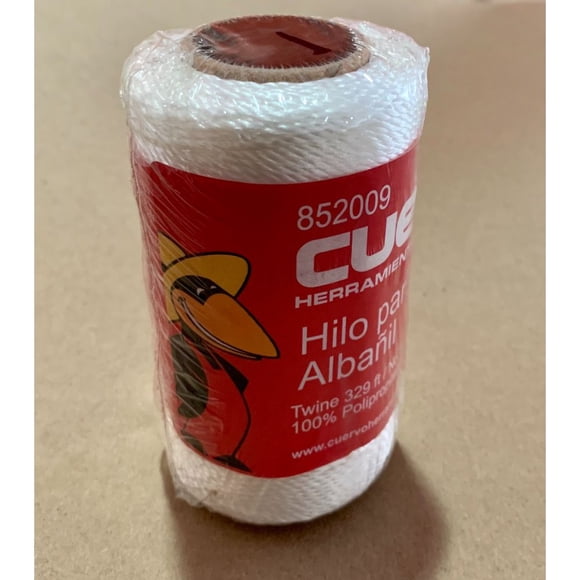 Hilo Albañil De 100 Metros Cuervo C-18 Blanco