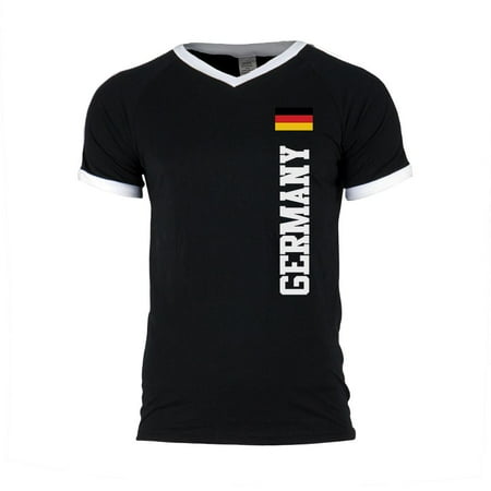 Ac Milan Soccer Shirts - World Cup Germany Mens Soccer Jersey V-Neck T-Shirt
