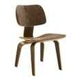 thumbnail image 2 of Modway Fathom Wood Dining Chair in Walnut, 2 of 9