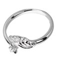 thumbnail image 3 of Anillo de pluma de ángel, anillo de dedo de Plata de Ley 925, elegante anillo de mujer, anillo de apertura ajustable para fiesta de boda diaria, 3 of 10