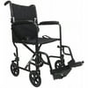Karman Healthcare LT-2019-BK Transport Wheelchair-Black