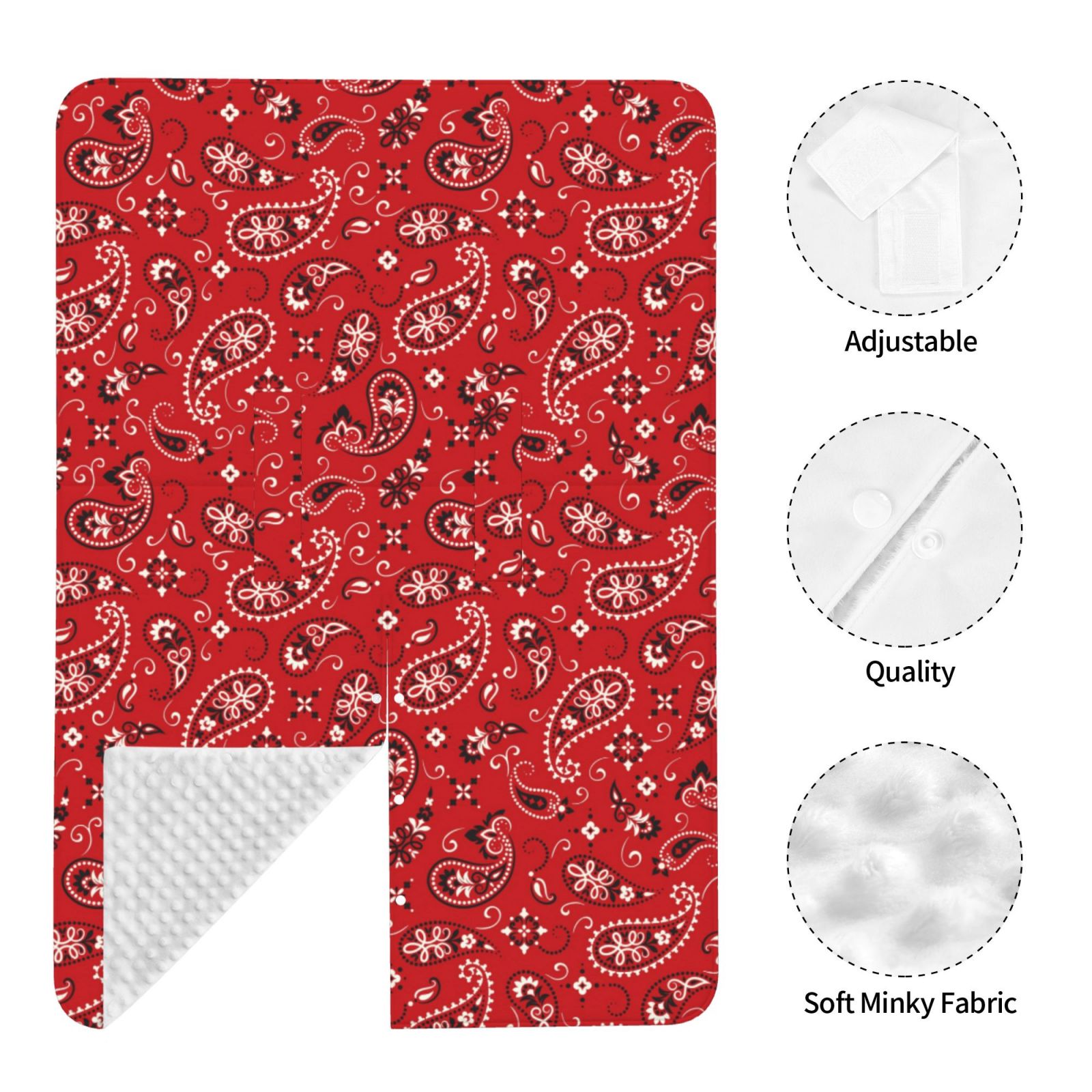 Car Seat Cover Baby - Red Paisley Floral Breathable Infant Car Seat Cover for Baby Carseat, Lightweight Comfort Baby Essentials Must Haves Newborn Stuff for Girl Boy