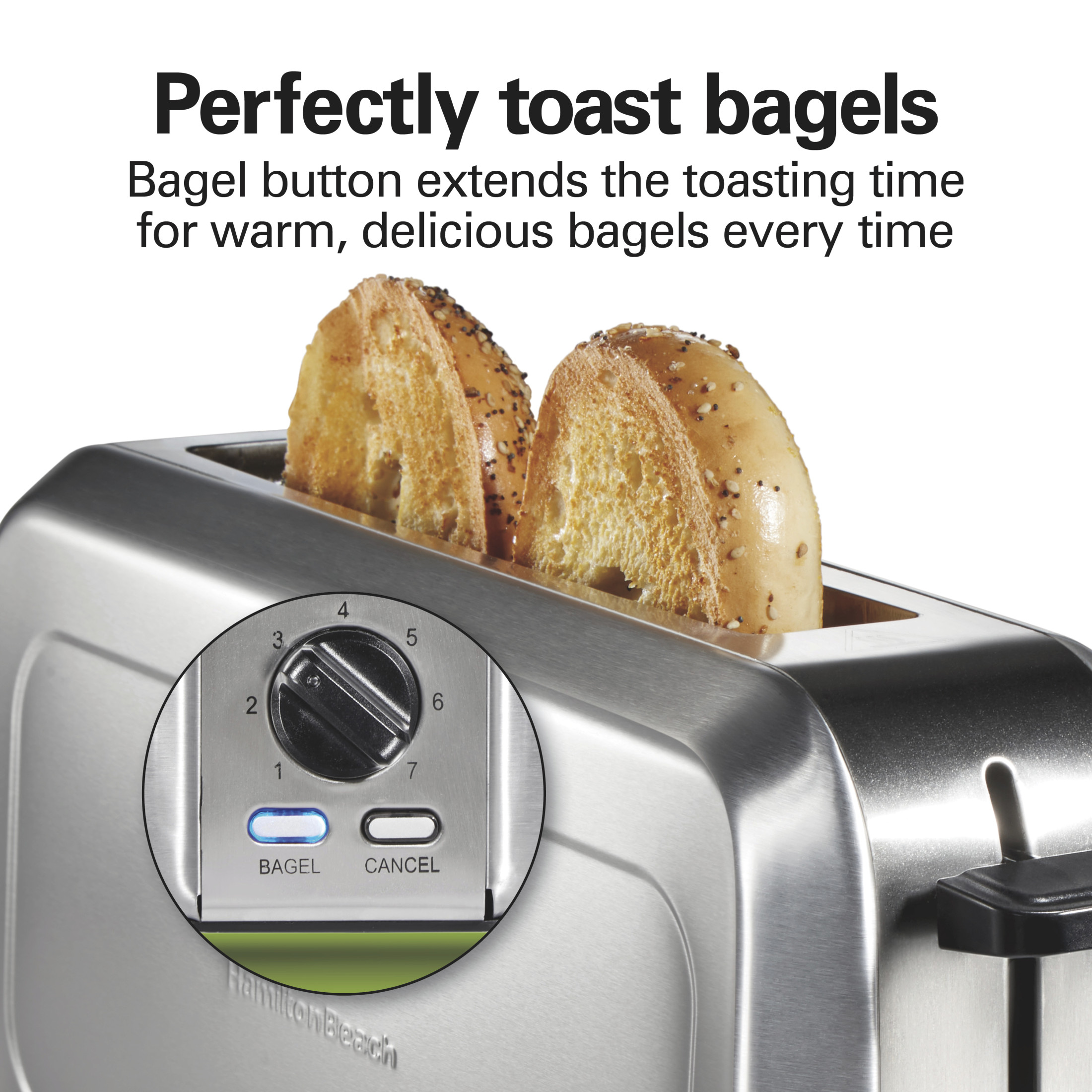 Hamilton Beach 2-Slice Long-Slot Toaster, Stainless Steel photo 4