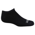 thumbnail image 2 of Fruit of the Loom Dual Defense No-Show Socks for Boys, Black, Sizes 9-2.5 (10-Pack), 2 of 5