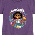 thumbnail image 3 of Disney's Encanto - Mirabel Floral Butterflies - Toddler And Youth Girls Short Sleeve Graphic T-Shirt, 3 of 5