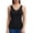 #3 Black, variant on Women's Seamless Camisole Tank Top Wide Strap Vest Tummy Control Waist Undershirt Elastic S To 2X