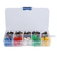 thumbnail image 1 of Lot de 25 boutons poussoirs tactiles 12 x 12 x 7,3 mm avec micro-interrupteur à capuchon rond pour produits électroniques DIY, 1 of 4