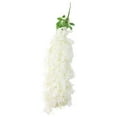 thumbnail image 5 of Artificial Plant Non-fading Not Withered Easy Care Fine Workmanship Realistic Wedding Background Multicolor Wall Mounted Fake Flower Rattan for Balcony, 5 of 7