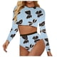 thumbnail image 1 of Bañador de mujer con abertura en bikini estampado OAVQHLG3B Store lin121212, 1 of 3