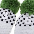 thumbnail image 4 of 3 uds., Cubierta de punto para conductor de palo de golf, cubierta de cabeza de pompón de golf, juego de protección para de calle de conductor Verde Soledad Revestimientos de Golf Club, 4 of 10