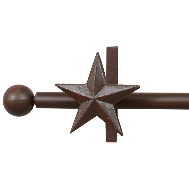 Star Curtain Rod Rod Holders Walmart Com