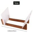 thumbnail image 5 of Vinyl Record Storage Holder - Acrylic Ends - Display Your Singles and LPs in This Modern Portable Rack Unit, 5 of 5