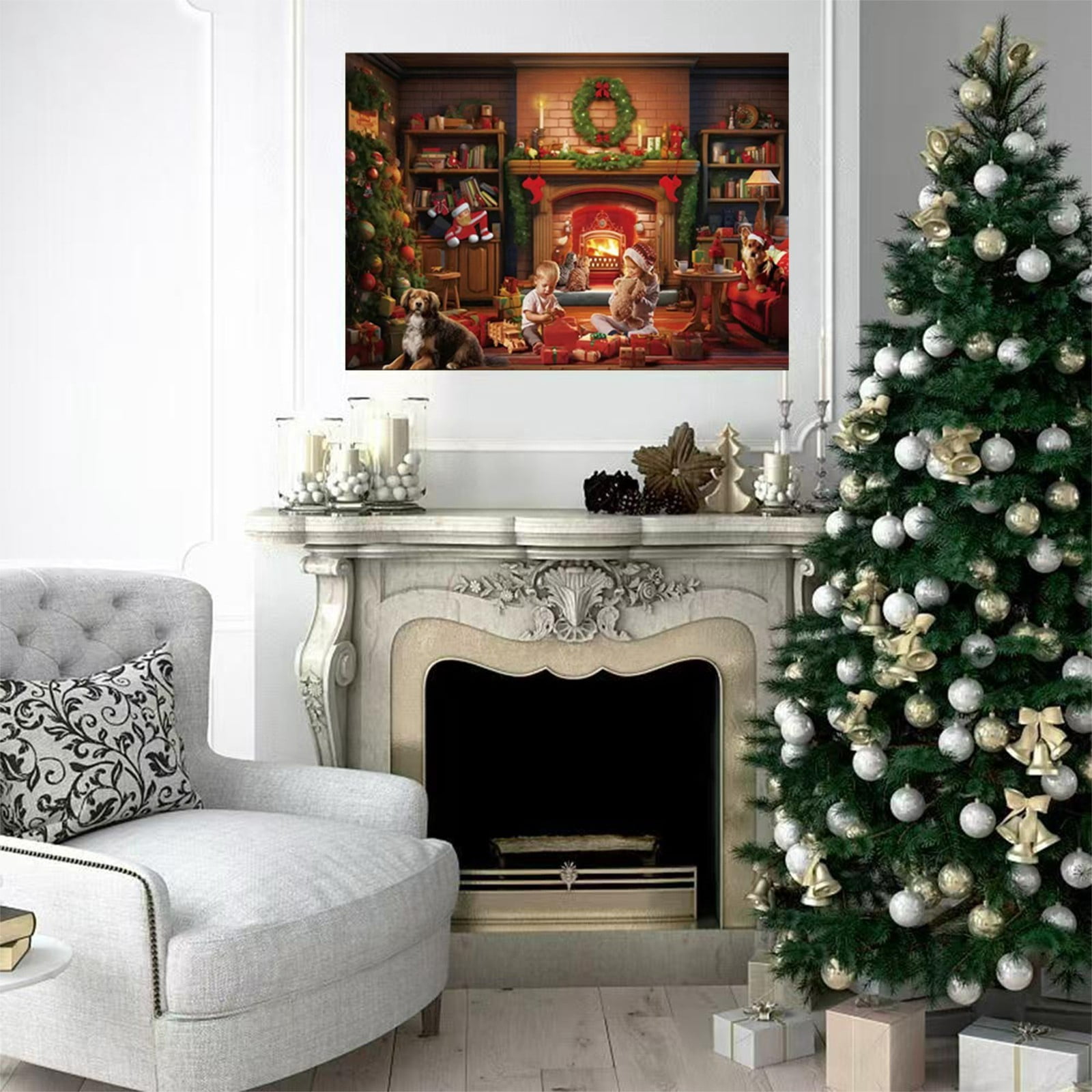 Cheapark24 Panel Christmas Countdown Puzzle - 1008 Pcs Adult Brain-Teasing Game, Festive Holiday Activity Gift for Home Gatherings & Leisure Time