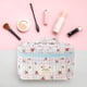 thumbnail image 5 of Bolsa de cosméticos floral para mujer Bolsa de viaje femenina con cierre de cremallera de algodón de gran capacidad, 5 of 6