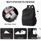 thumbnail image 5 of Black School Backpack, Cute Bookbag For School Teens Gilrs Boys, Casual Back Pack Rucksack, Lightweight Daypack C Black, 5 of 5