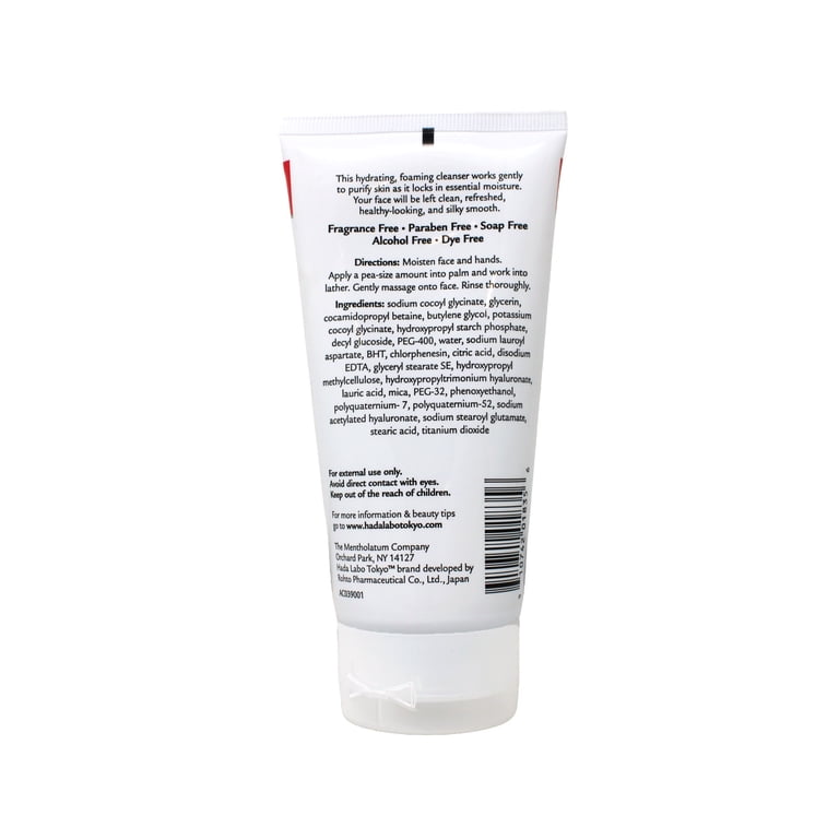 Hada Labo Tokyo Gentle Hydrating Facial Wash Cleanser 5 Oz with