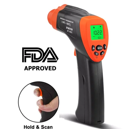 Infrared Laser Temp Meter -58?-1292? Ir Thermometer Gun No-Contact Cooking 16:1