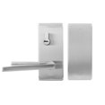 thumbnail image 2 of Cerradura de puerta de vidrio doble de acero inoxidable con manija deslizante, para diestros, de 0,4 a 0,6 pulgadas de ancho, 2 of 8