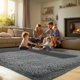 thumbnail image 4 of Alfombra Area Rug Topmaxcs para sala de estar, 3 x 4 m, color gris peludo, 4 of 7