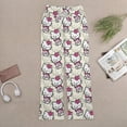thumbnail image 5 of Hello Kitty Women's Wide Leg Yoga Pant Comfy Loose Sweatpants High Waist Lounge Casual Athletic Pant Workout Joggers Pant, 5 of 7
