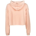 thumbnail image 3 of Always Optimistic® Alive Crop — Women’s Cropped Fleece Hoodie Sweatshirt, Soft Cozy Pullover in Peach, Inspirational Gift for Her, 3 of 6