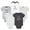 And So The Adventure Begins, variant on Hudson Baby Short Sleeve Bodysuits, 5-Pack, Newborn- 24 Months
