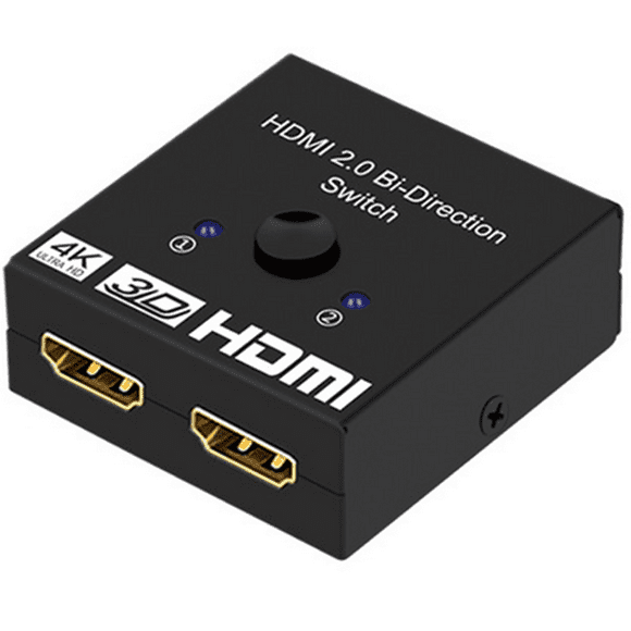 HDMI Switcher 2 In 1 Out 4k High-definition Two-way Switch One In Two Out Splitter
