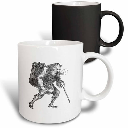 3drose Demonic Tormenter of Misers and Curmudgeons Dictionnaire Infernal 11oz Magic Transforming Mug