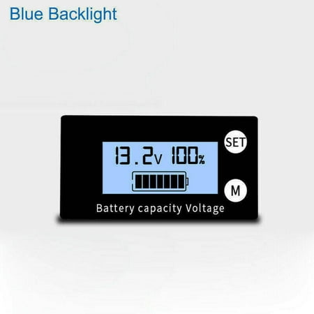 Multi-function Battery Meter BMS LCD Digital Capacity Indicator Voltmeter 8-100V