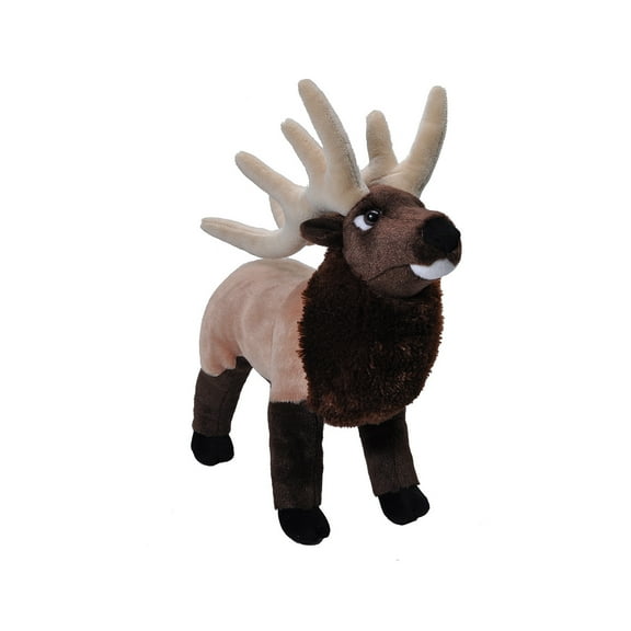 Cuddlekins Elk Plush Stuffed Animal by Wild Republic, Kid Gifts, Zoo Animals, 12 Inches