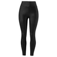 thumbnail image 5 of PU Coated Legging Juniors Leather Pants for Women Women PU Leather Pants Solid Color High Waist Long Leather Pants Abdominal Tights Women Pants, 5 of 5